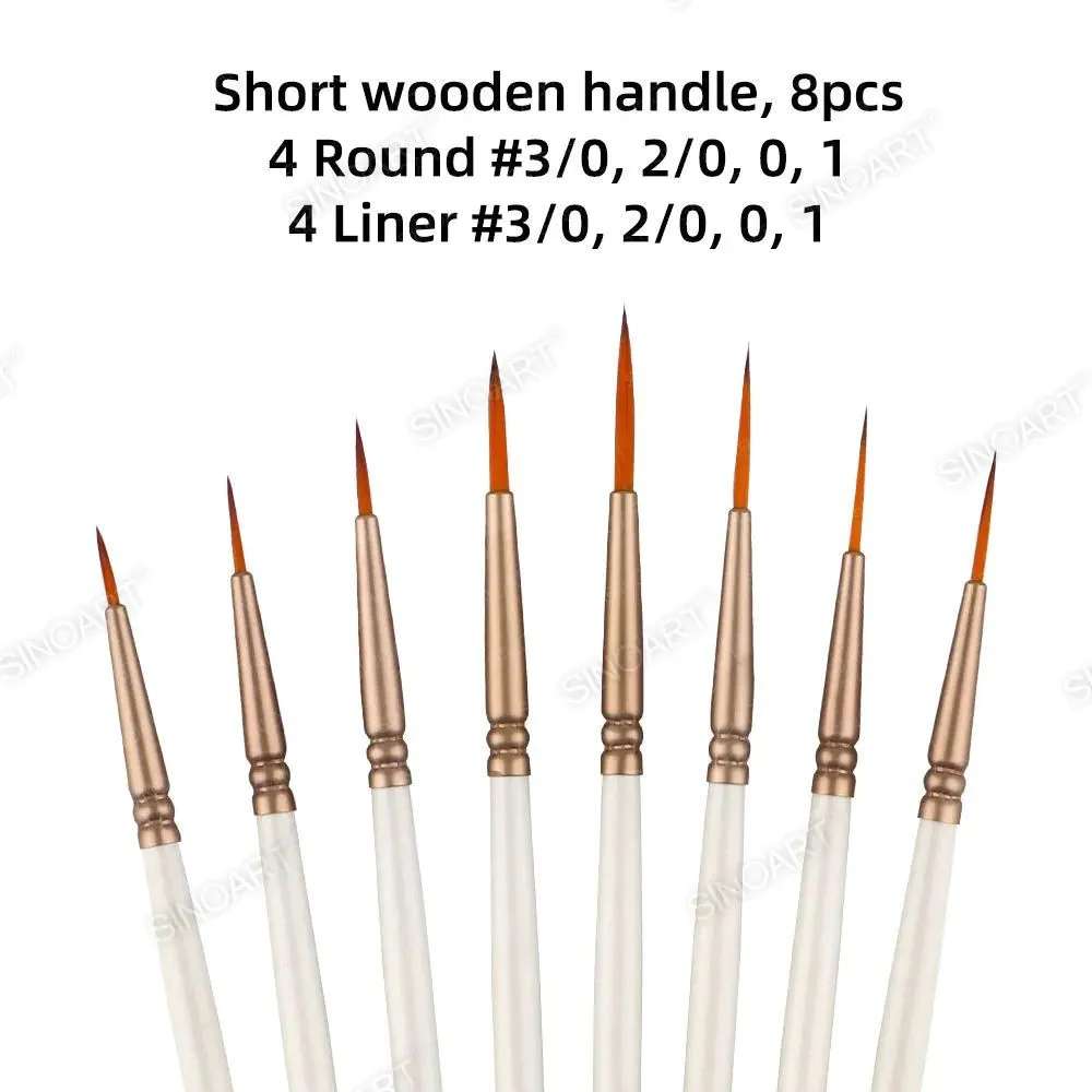 KIT PINCEL SINOART DETALHES C/08 B0350