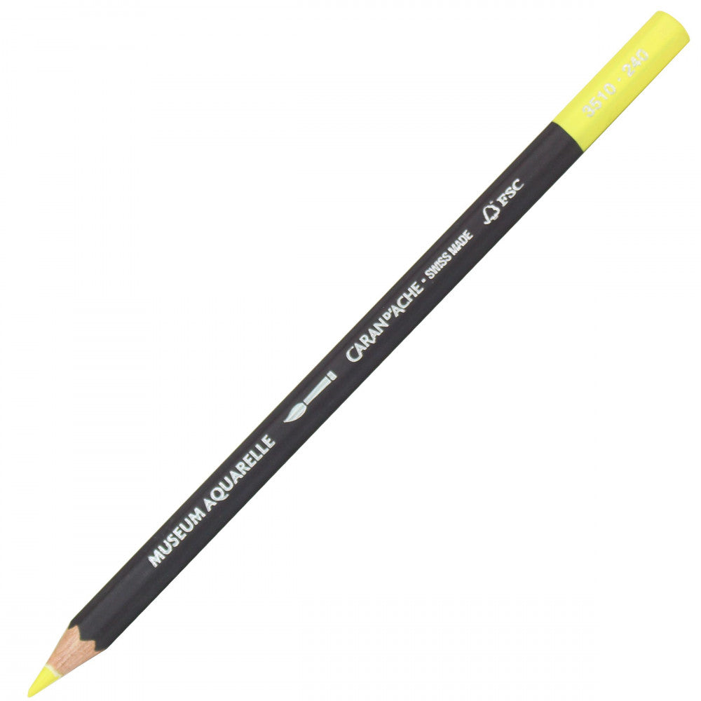LAPIS AQUARELAVEL CARAN D´ACHE MUSEUM 240 LEMON YELLOW 3510240