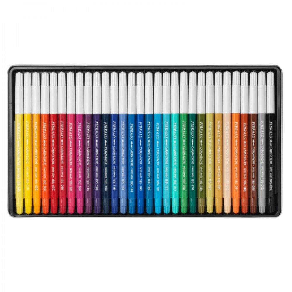 CANETA CARAN D´ACHE FIBRALO 30 CORES