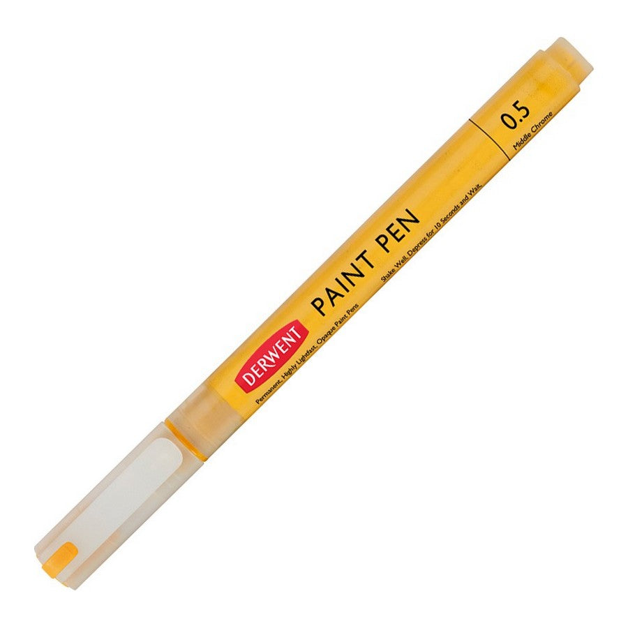 CANETA DERWENT PAINT PEN 0,5MM 02 MIDDLE CHROME (#02 CLOCKWORK)
