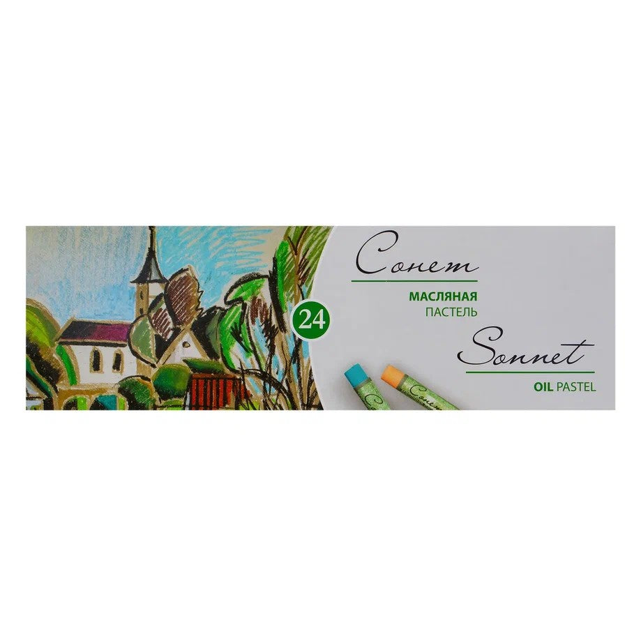 PASTEL OLEOSO NEVSKAYA PALITRA 24 CORES