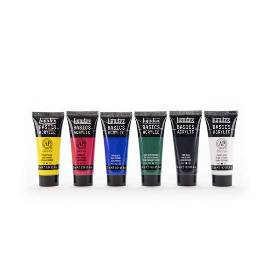 ESTOJO ACRILICA LIQUITEX BASICS C/06 22ML 3699394 (ANT 501)