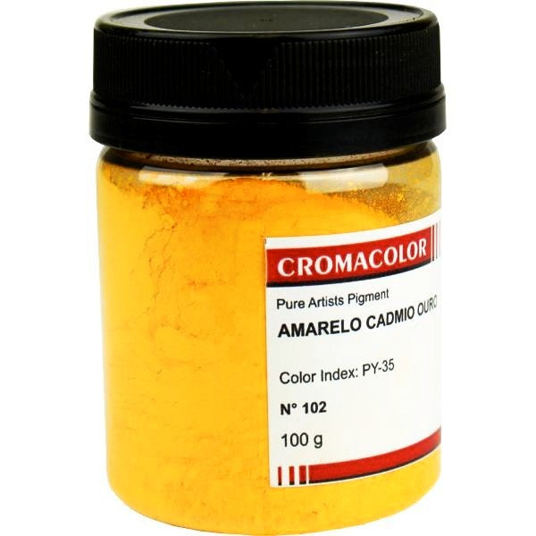 PIGMENTO PURO CROMACOLOR 102 CADMIUM YELLOW GOLD PY-35 100g