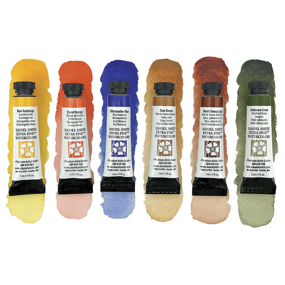 ESTOJO AQUARELA DANIEL SMITH PRAFULL SAWANT C/ 06 TUBOS