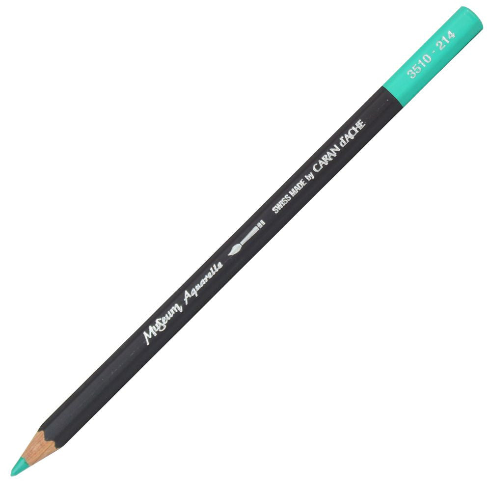 LAPIS AQUARELAVEL CARAN D´ACHE MUSEUM 214 VERDE BERILO 3510214