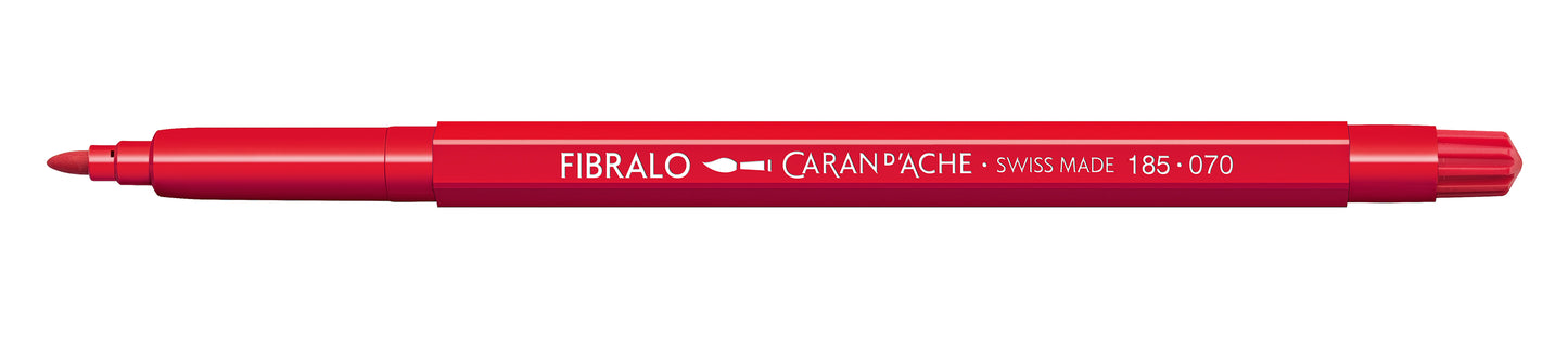 CANETA FIBRALO 070 VERMELHO 185070