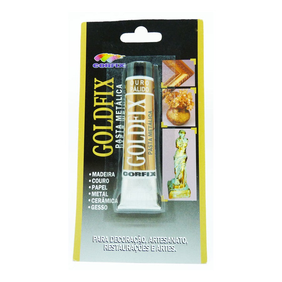 PASTA METALICA CORFIX GOLDFIX OURO PALIDO 20ml