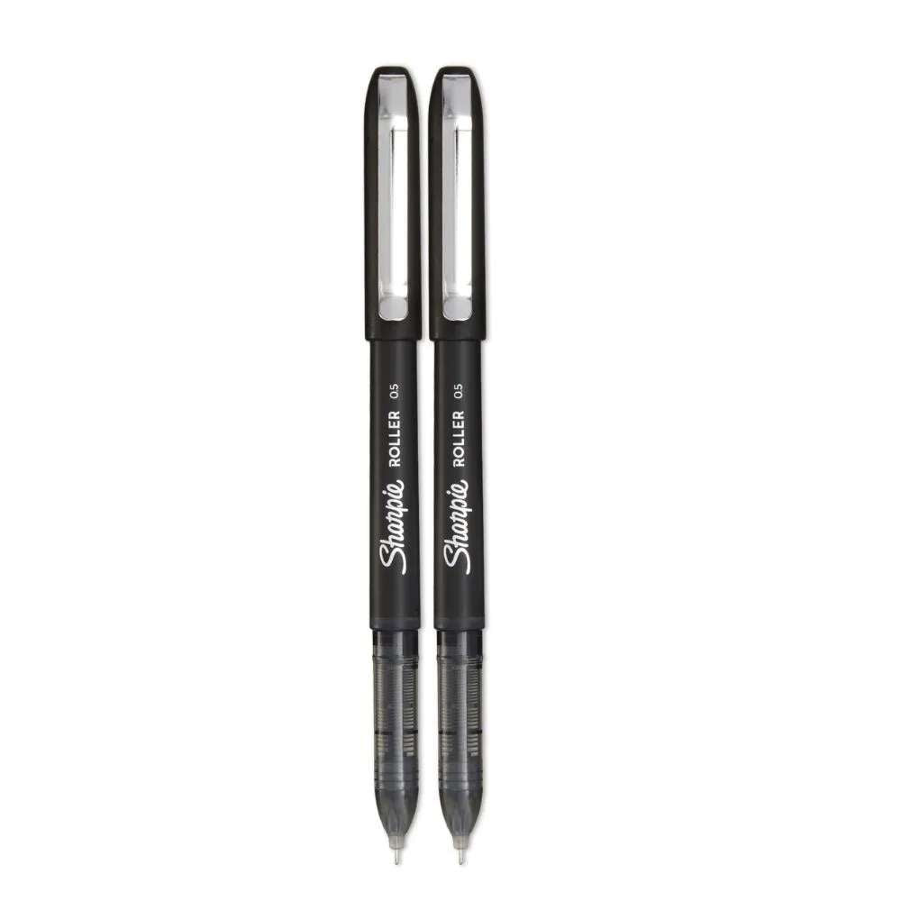 CANETA SHARPIE ROLLER 0,5mm PRETA C/ 02 un