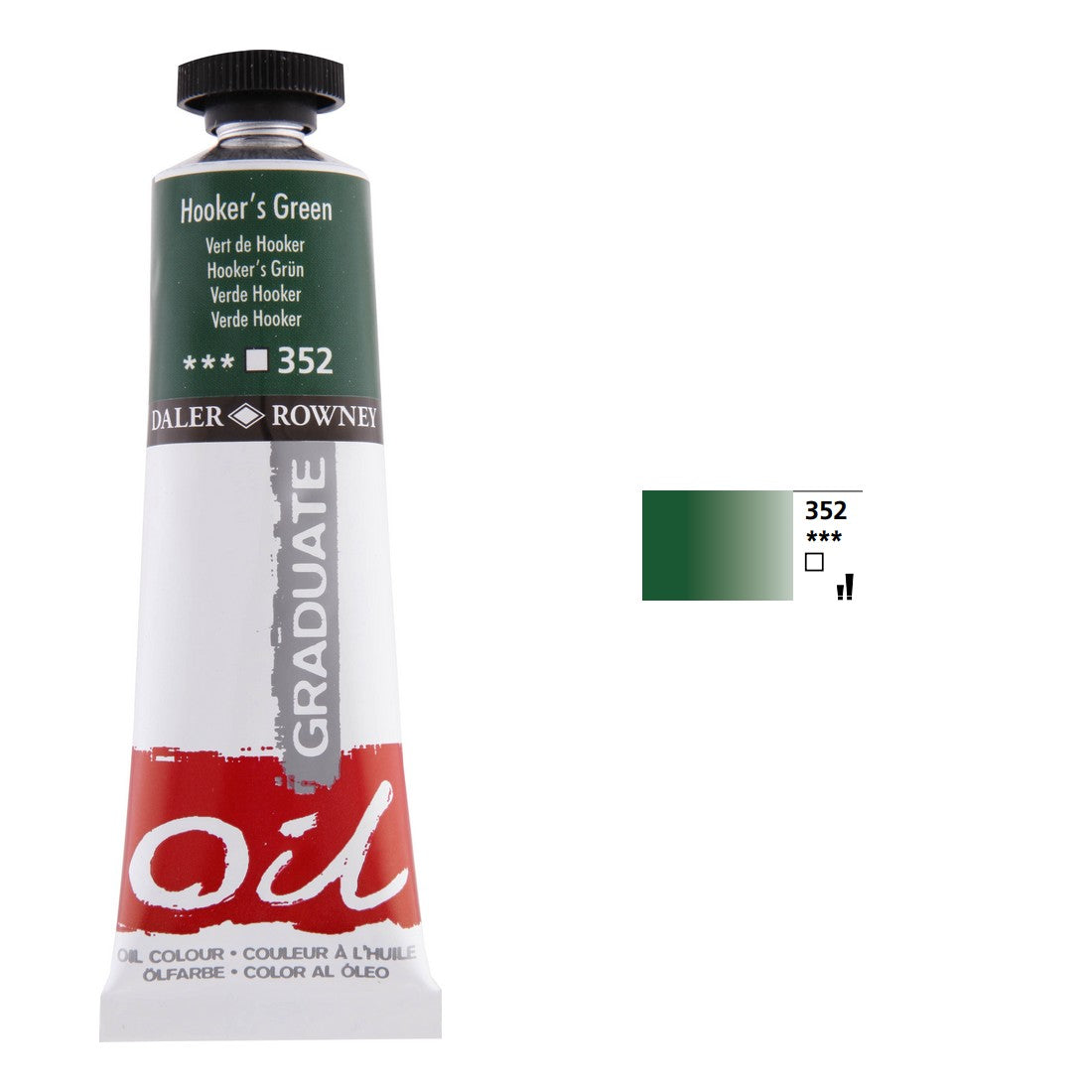 OLEO DALER ROWNEY GRADUATE 38ML 352 HOOKERS GREEN