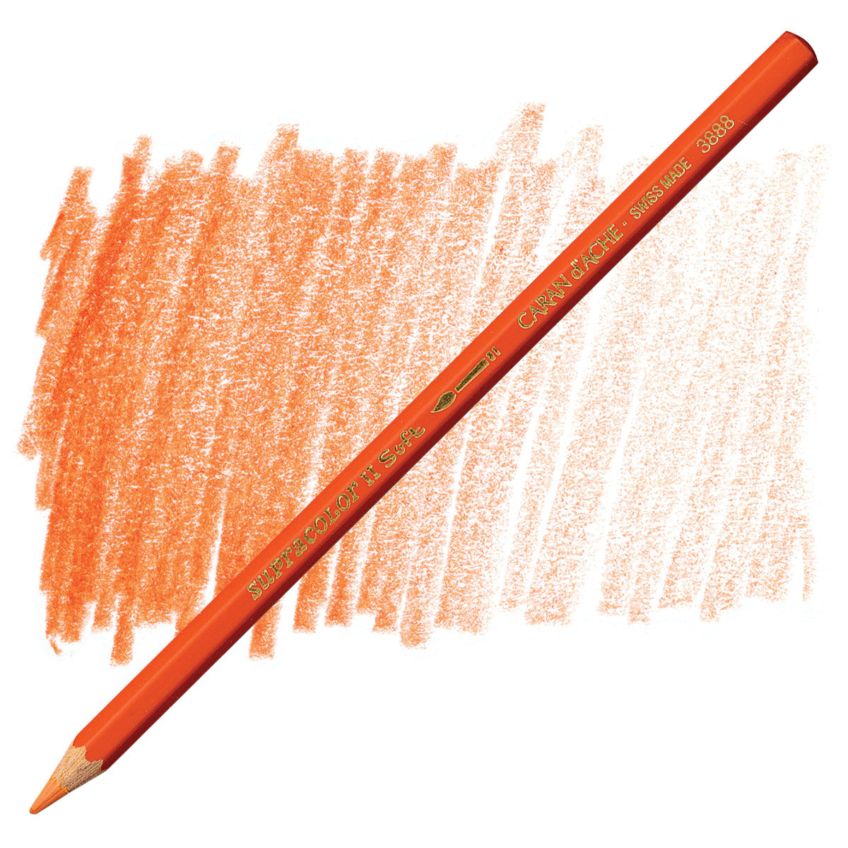 LAPIS AQUARELAVEL CARAN D´ACHE SUPRACOLOR 050 FLAME RED 3888050