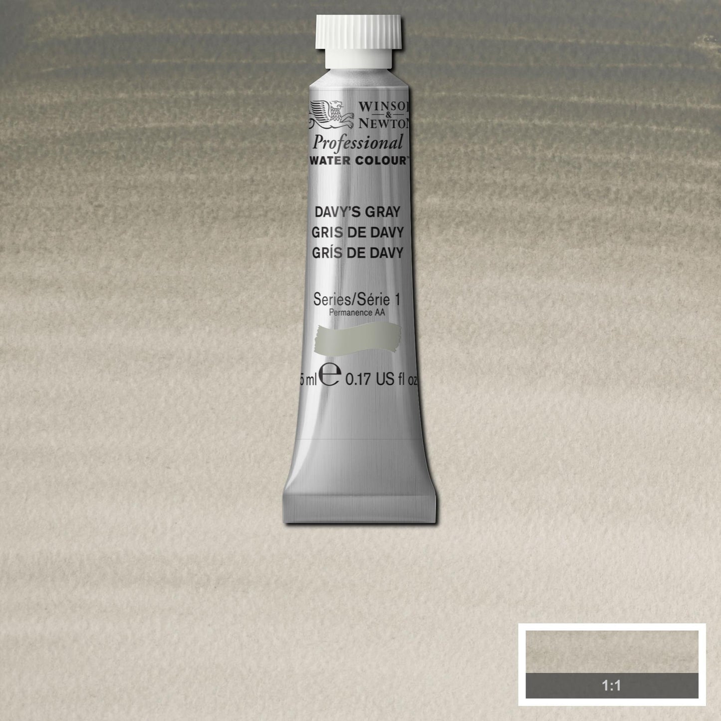AQUARELA WINSOR NEWTON ARTISTS 5ml 217 DAVY'S GRAY S1