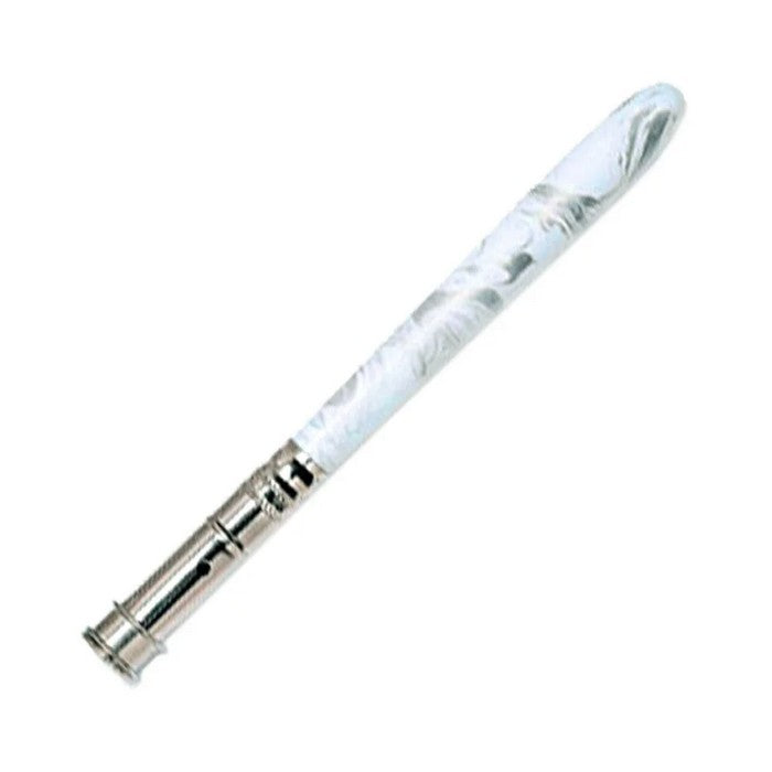 EXTENSOR LAPIS KERAMIK MARMORIZADO BRANCO/PRATA