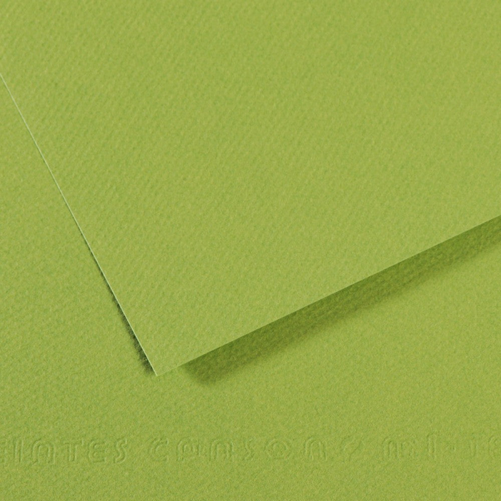 PAPEL CANSON MI-TEINTES 160G/M2 A2 475 MACA VERDE