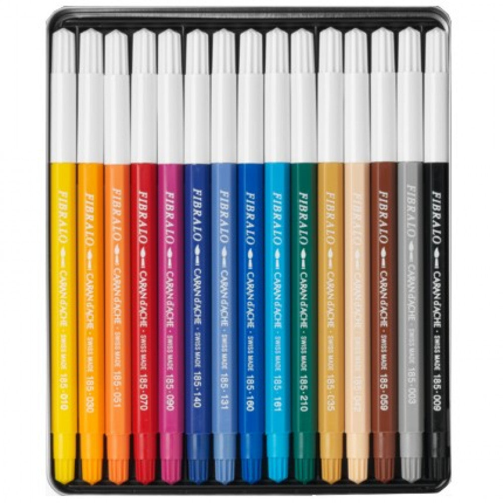 CANETA CARAN D´ACHE FIBRALO 15 CORES