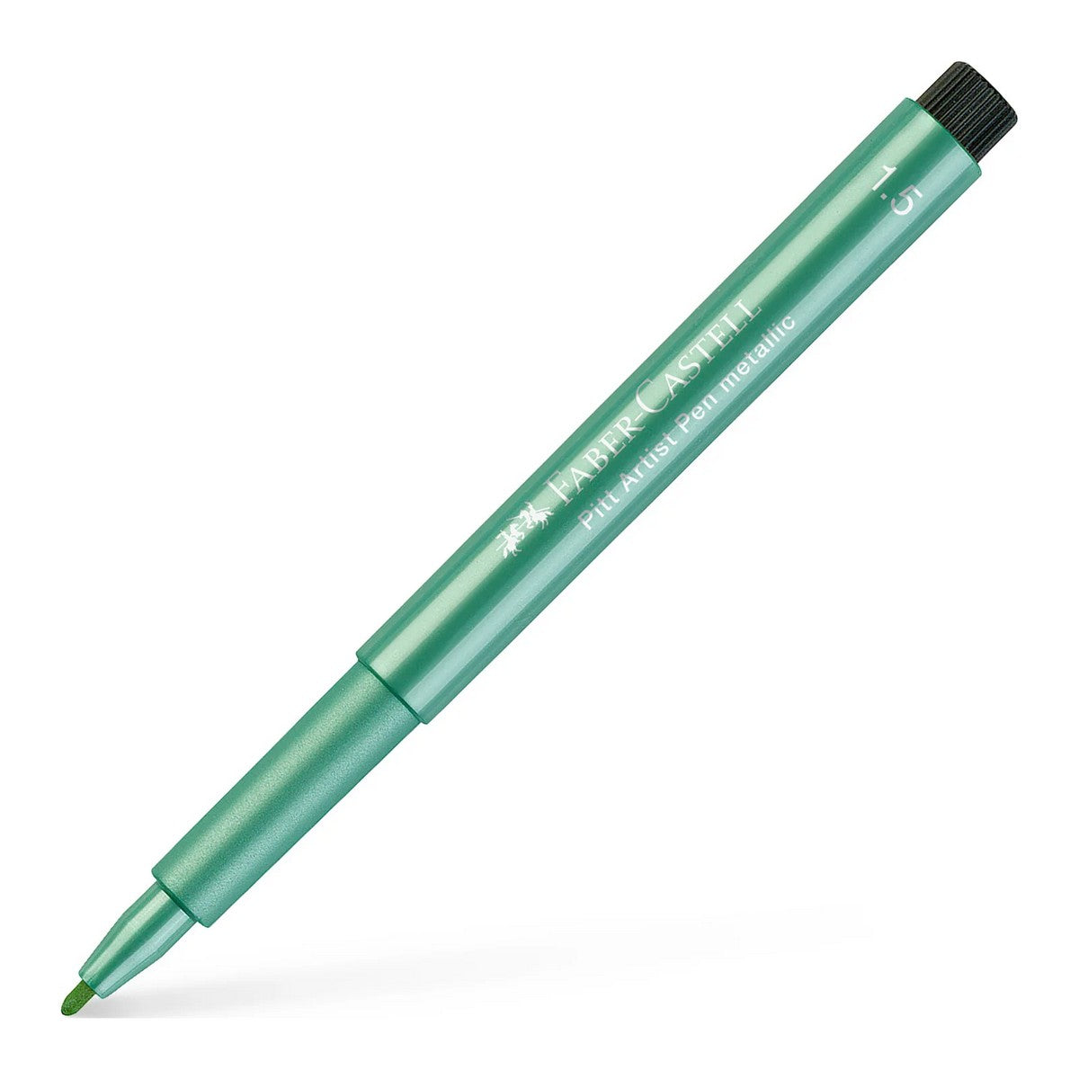 CANETA FABER CASTELL METALICA 1,5mm VERDE METALICO 294