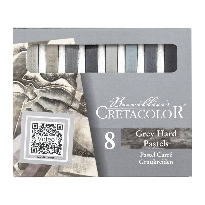 PASTEL SECO CARRE CRETACOLOR 08 TONS CINZA