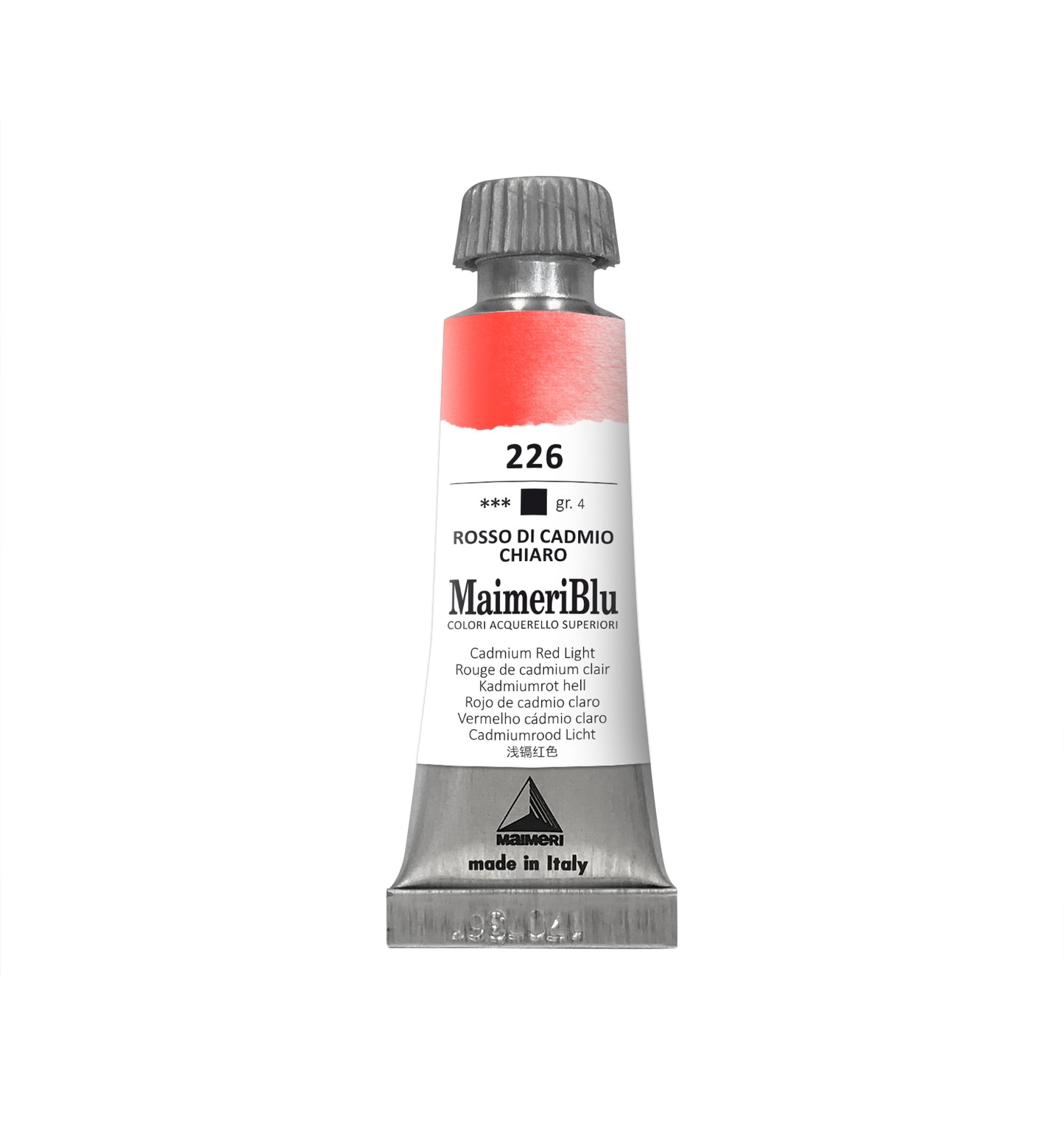 AQUARELA MAIMERIBLU ARTISTS 226 CADMIUM RED LIGHT 12ML S4