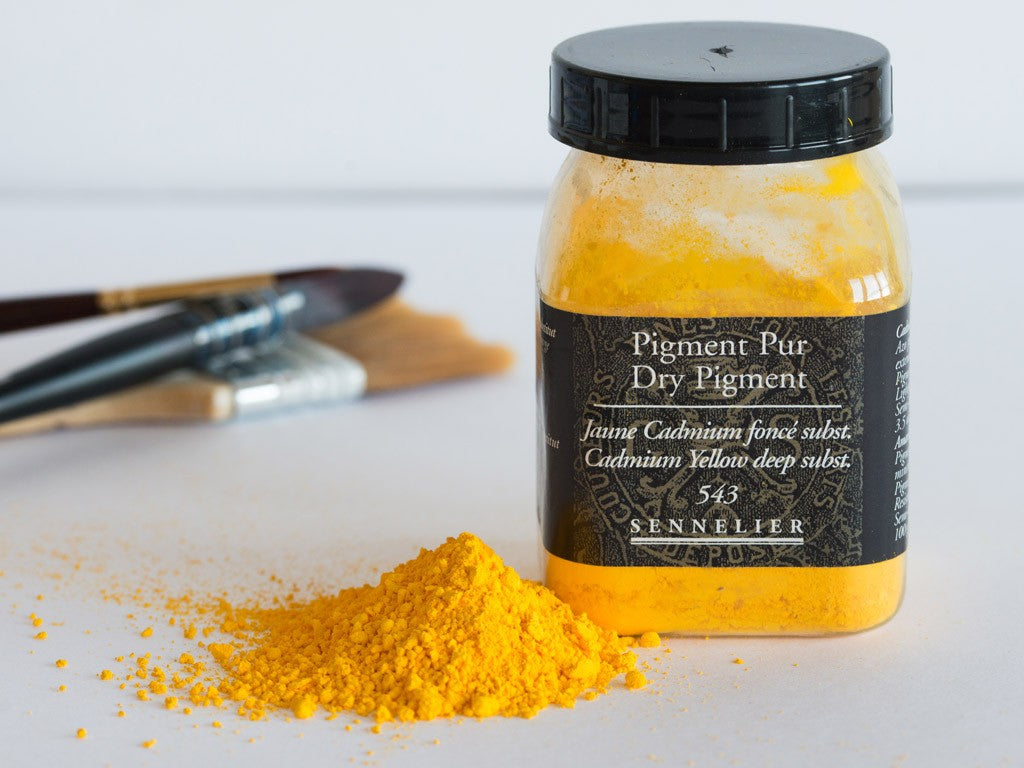 PIGMENTO PURO SENNELIER 543 CADMIUM YELLOW DEEP 100g S2
