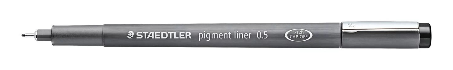 CANETA STAEDTLER PIGMENT LINER 0.5MM PRETO