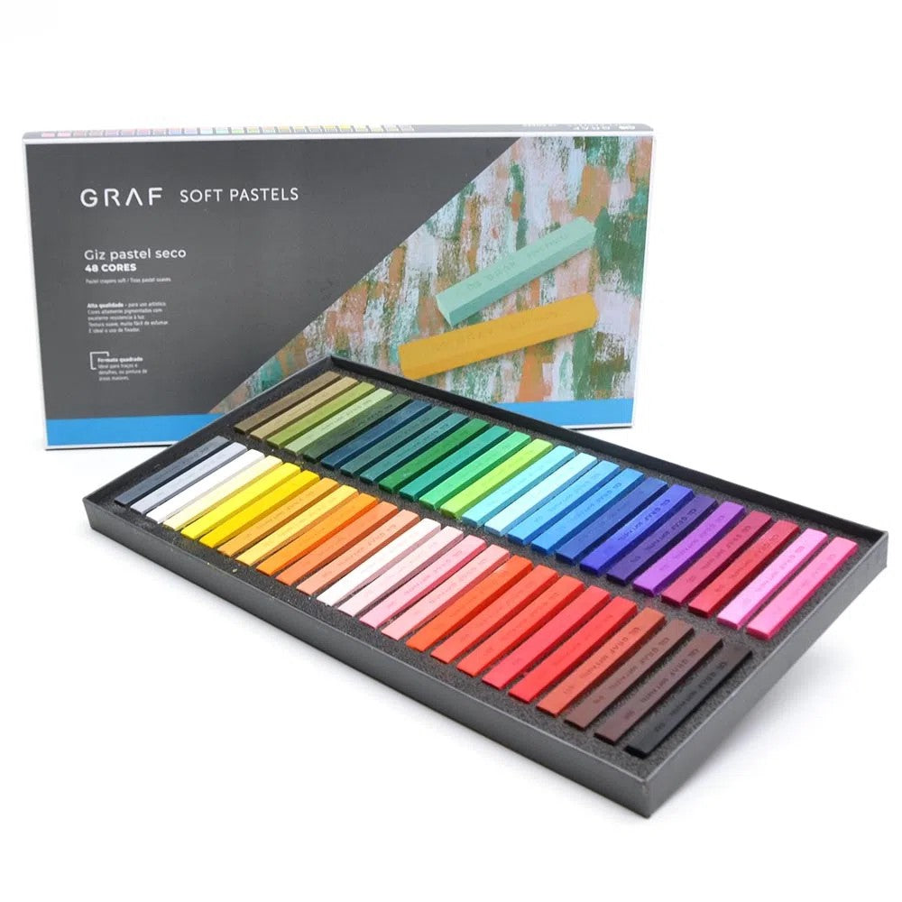 PASTEL SECO CARRE CIS GRAF SOFT C/ 48 SORTIDAS