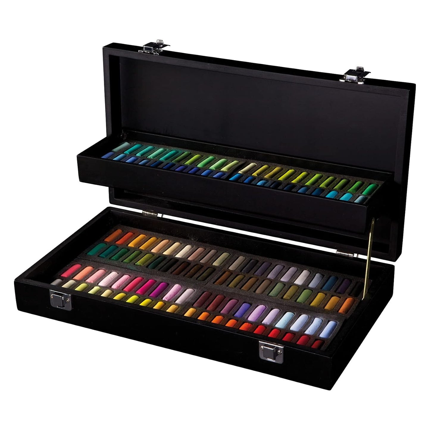 PASTEL SECO SENNELIER EXTRA SOFT 120 CORES ESTOJO MADEIRA