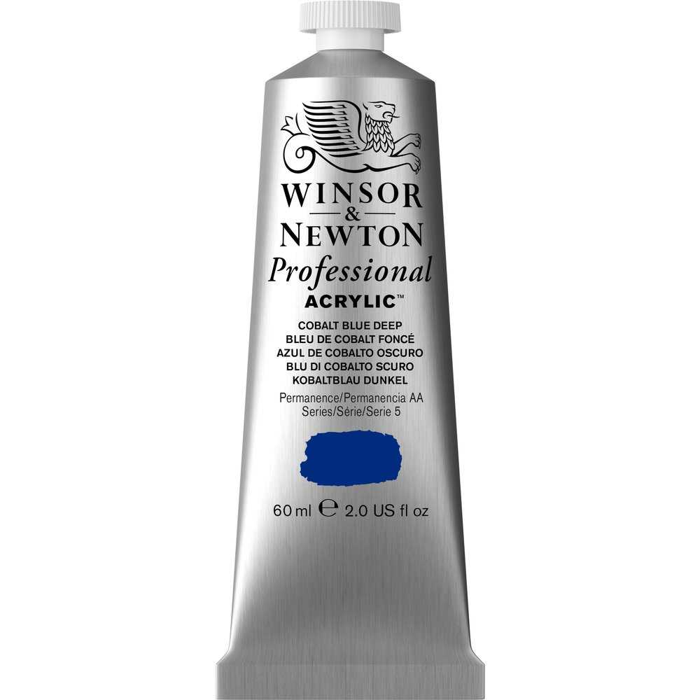 ACRILICA WINSOR NEWTON PROFISSIONAL 60ML 466 COBALT LIGHT BLUE DEEP ROW S5