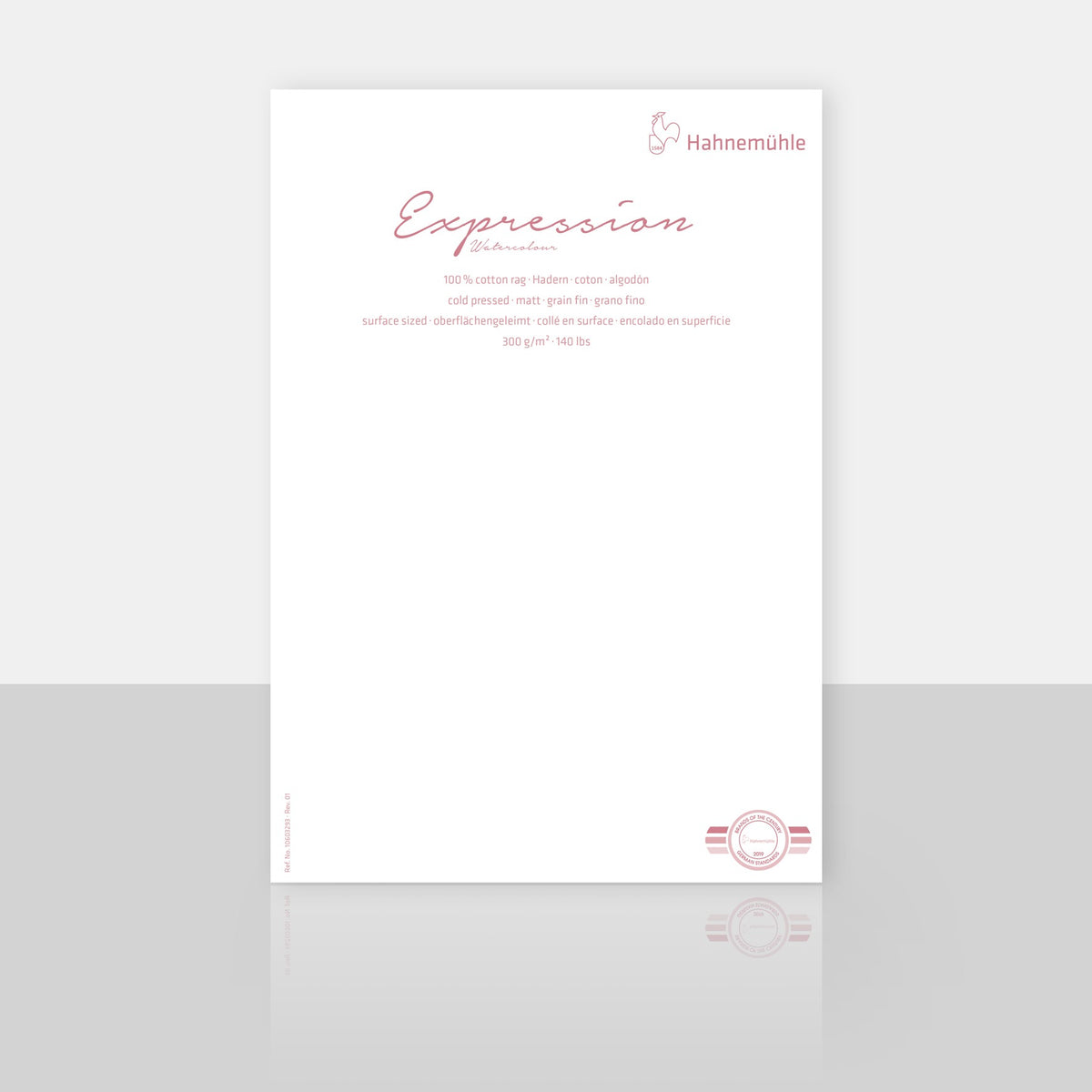 PAPEL HAHNEMUHLE EXPRESSION 300g/m2 GRANA FINA 50x65 100%COT