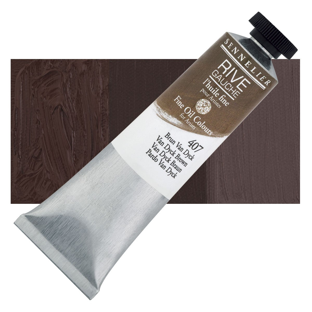 OLEO SENNELIER RIVE GAUCHE 40ML 407 VAN DYCK BROWN