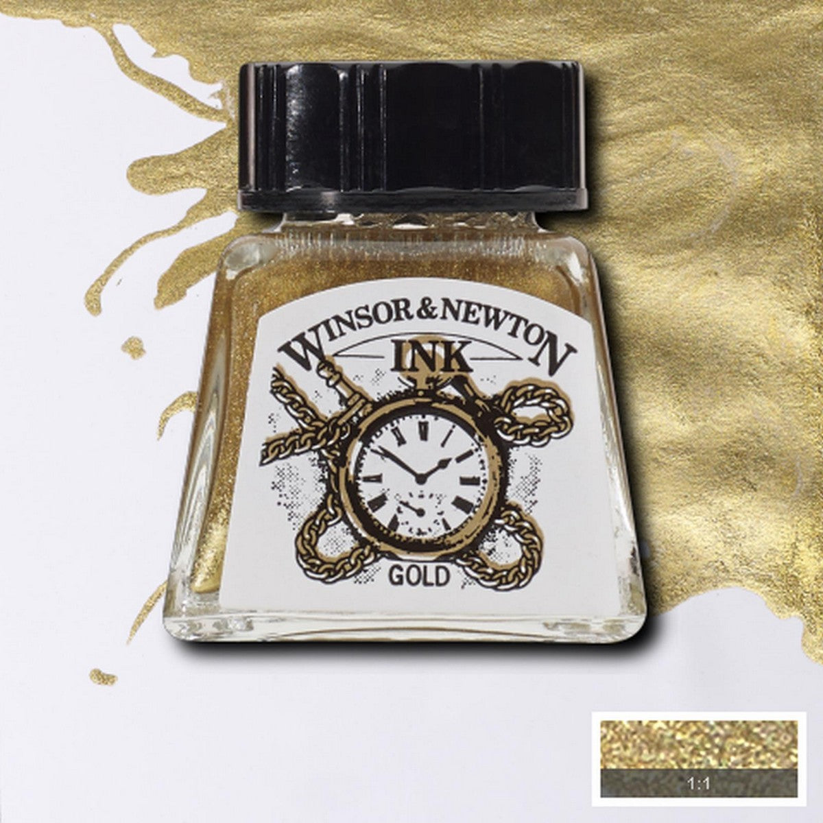 DRAWING INKS WINSOR NEWTON 14ml 283 GOLD METAL