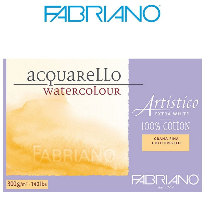 BLOCO FABRIANO ARTISTICO G. FINA E. WHITE 300g 35,5X51cm 15F
