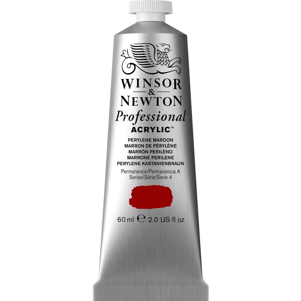 ACRILICA WINSOR NEWTON PROFISSIONAL 60ML 507 PERYLENE MAROON S4