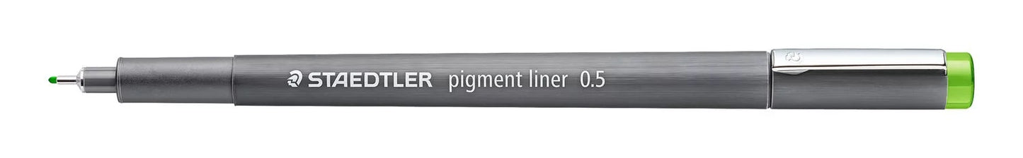 CANETA STAEDTLER PIGMENT LINER 0.5MM VERDE