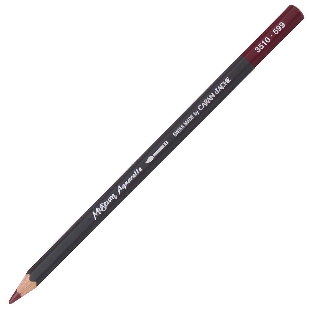 LAPIS AQUARELAVEL CARAN D´ACHE MUSEUM 599 BERENJENA CRIMSON 3510599