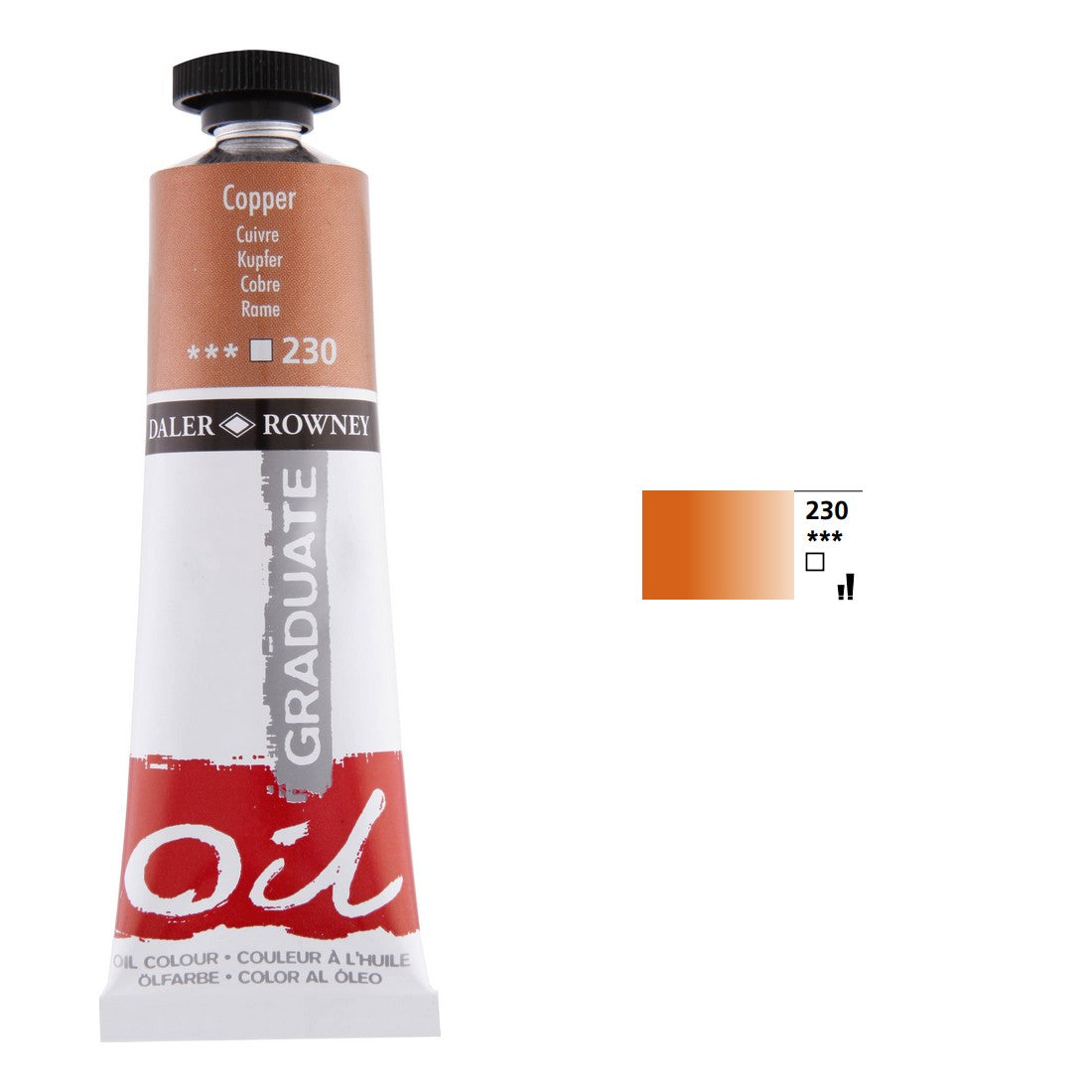 OLEO DALER ROWNEY GRADUATE 38ML 230 COPPER METALLIC