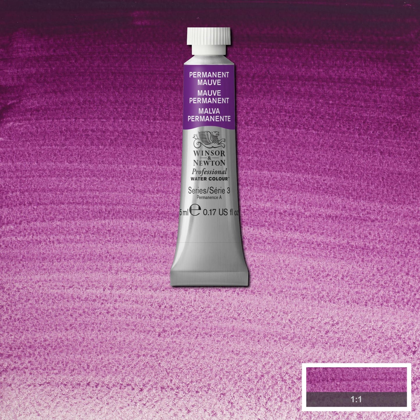 AQUARELA WINSOR NEWTON ARTISTS 5ml 491 PERMANENT MAUVE S3