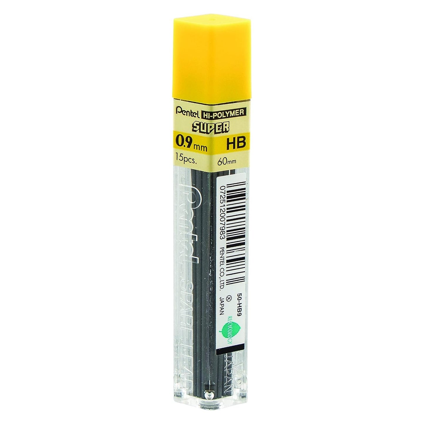GRAFITE PENTEL 0,9MM HB 12 MINAS