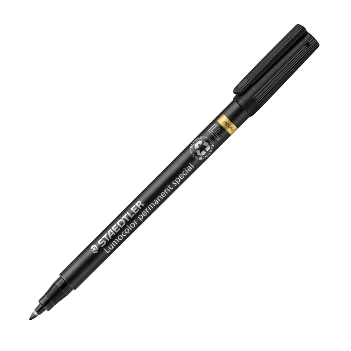 CANETA STAEDTLER LUMOCOLOR PERMANENTE 0,6mm FINE PRETA 319F