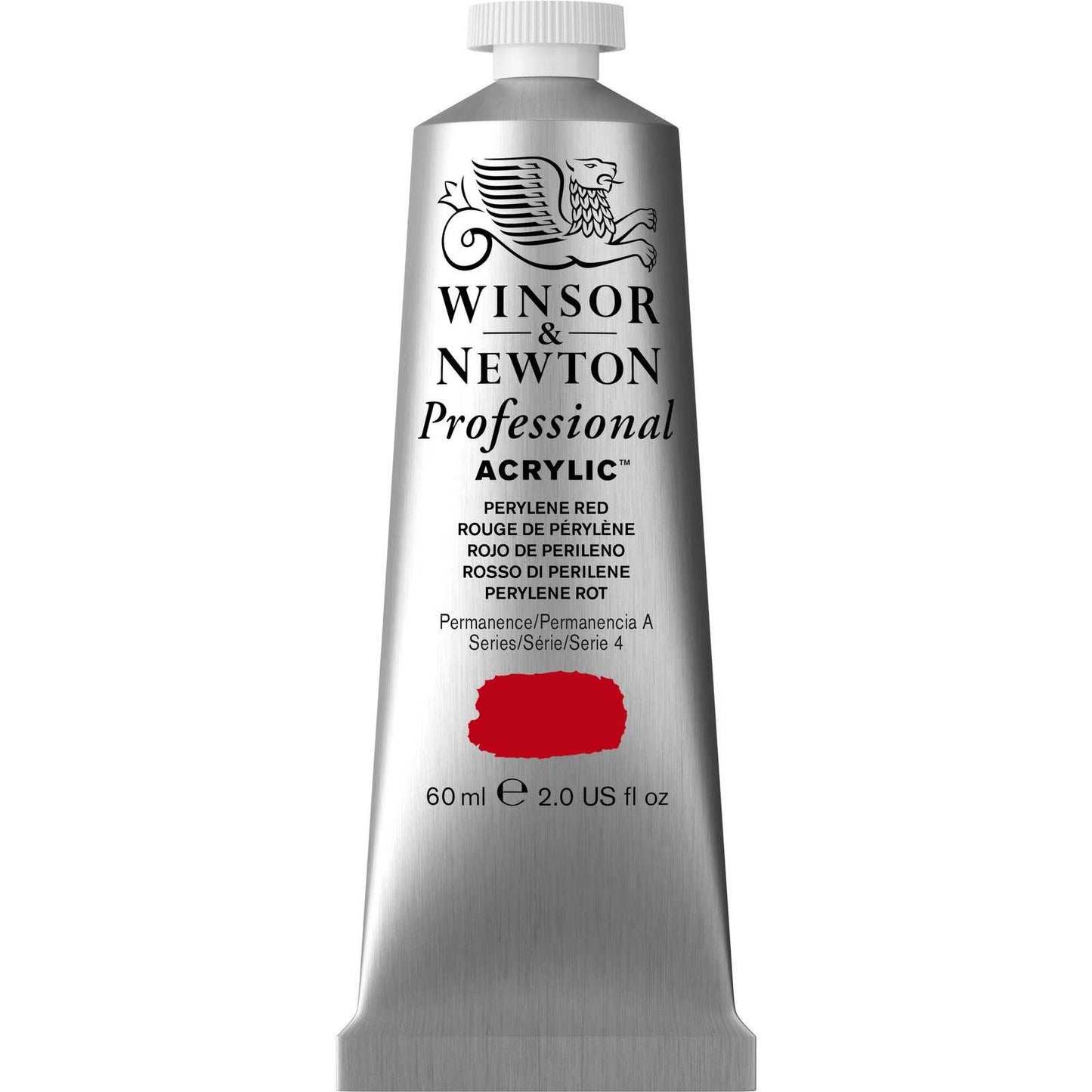 ACRILICA WINSOR NEWTON PROFISSIONAL 60ML 464 PERYLENE RED S4
