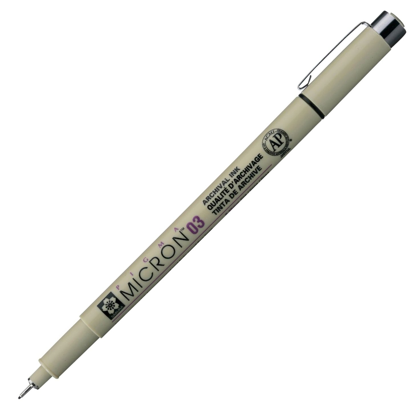 CANETA SAKURA PIGMA MICRON 0,3mm PRETO