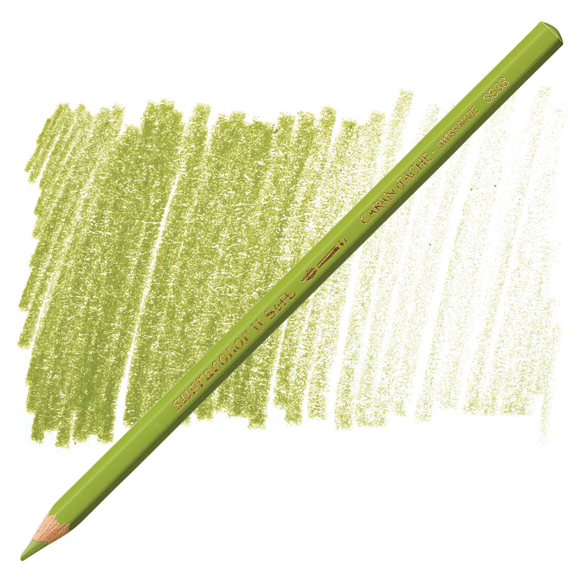 LAPIS AQUARELAVEL CARAN D´ACHE SUPRACOLOR 016 KHAKI GREEN 3888016
