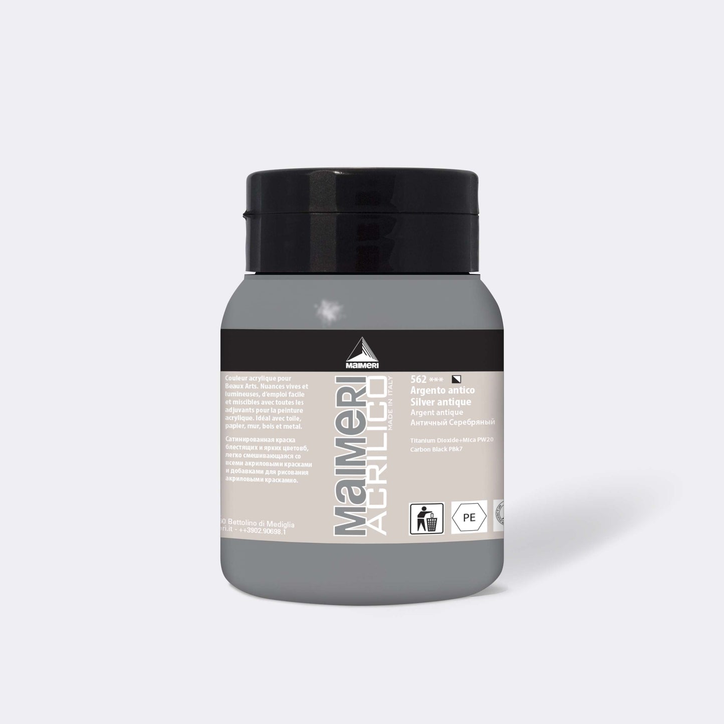 ACRILICA MAIMERI ACRILICO 0500ML 562 PRATA ANTIGO METALICO