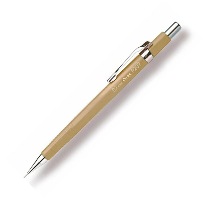 LAPISEIRA 0,7mm PENTEL P207 KUWAZOME BEGE TRAD JAPONESAS