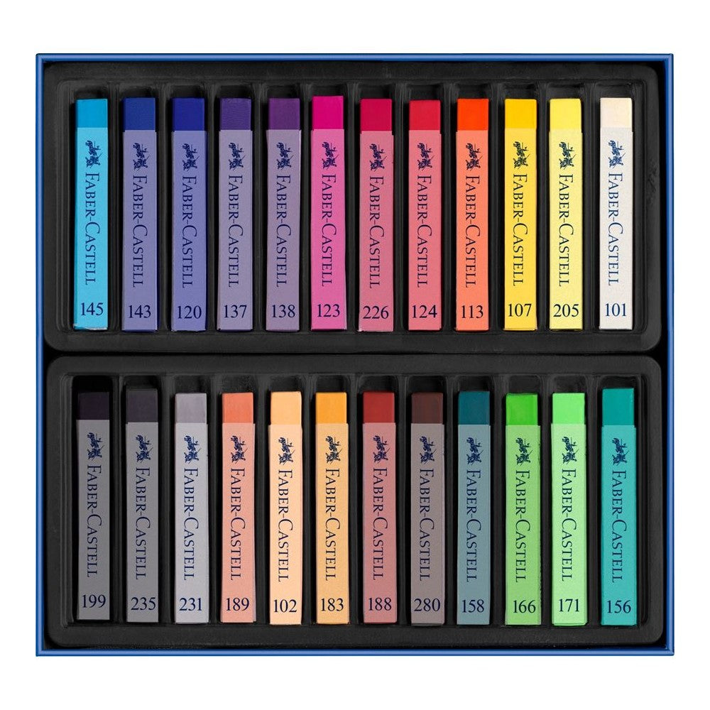 PASTEL SECO CARRE FABER CASTELL CREATIVE 24 CORES 128324
