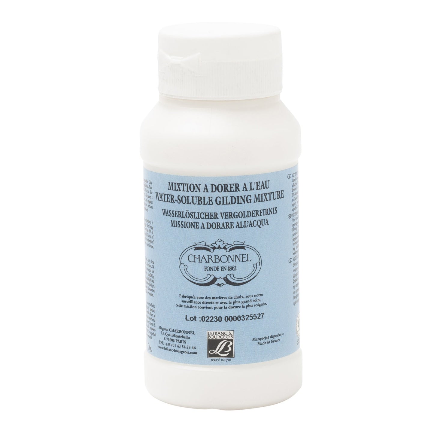 MIXTION PARA DOURACAO BASE AGUA CHARBONNEL 118ml 332369