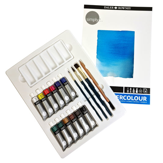 ESTOJO AQUARELA DALER ROWNEY SIMPLY 25 PCS
