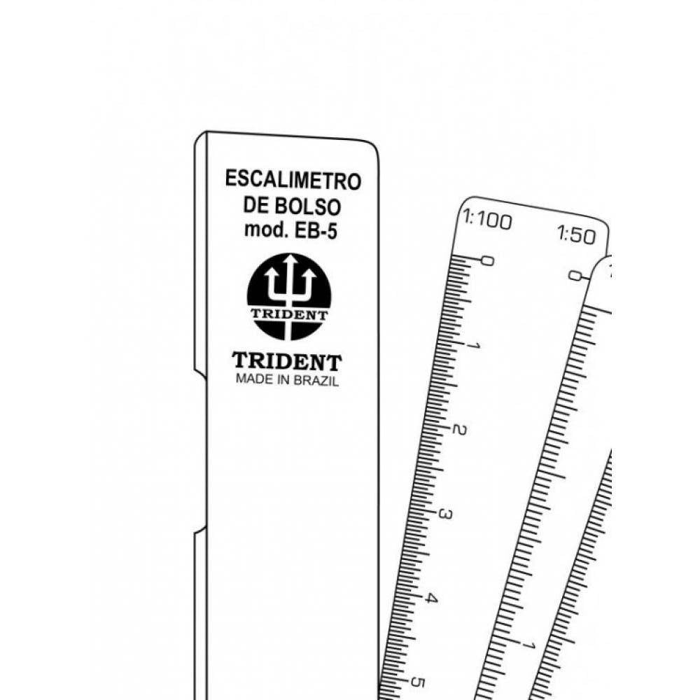 ESCALIMETRO BOLSO 10 ESCALAS EB-5 TRIDENT