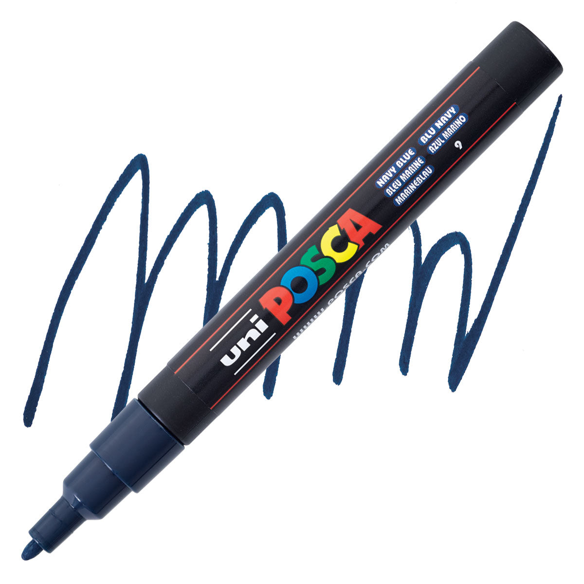 CANETA POSCA PC-3M 09 AZUL MARINHO