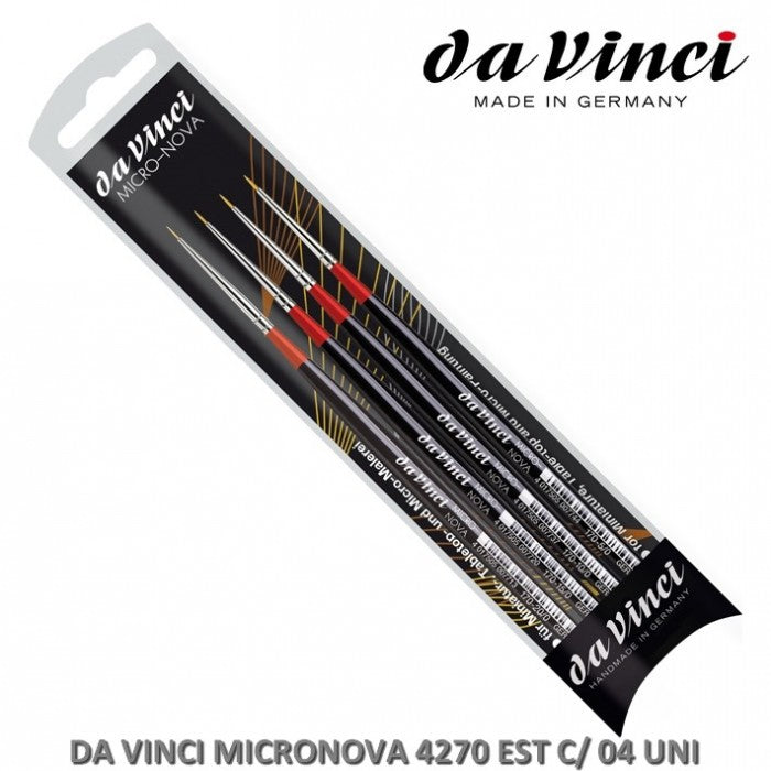 ESTOJO PINCEL DA VINCI MICRONOVA 4270 C/ 04 UNIDADES