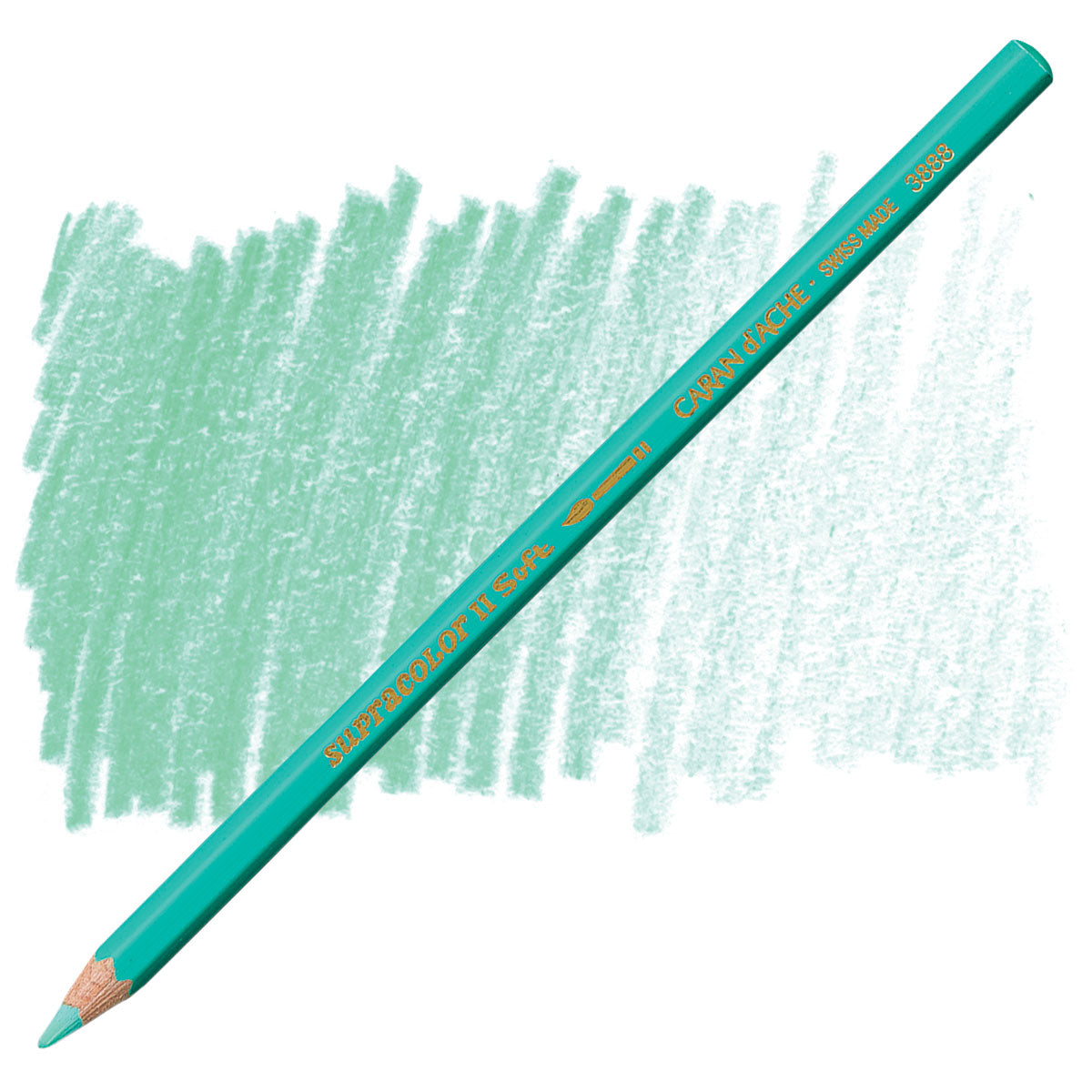 LAPIS AQUARELAVEL CARAN D´ACHE SUPRACOLOR 211 JADE GREEN 3888211