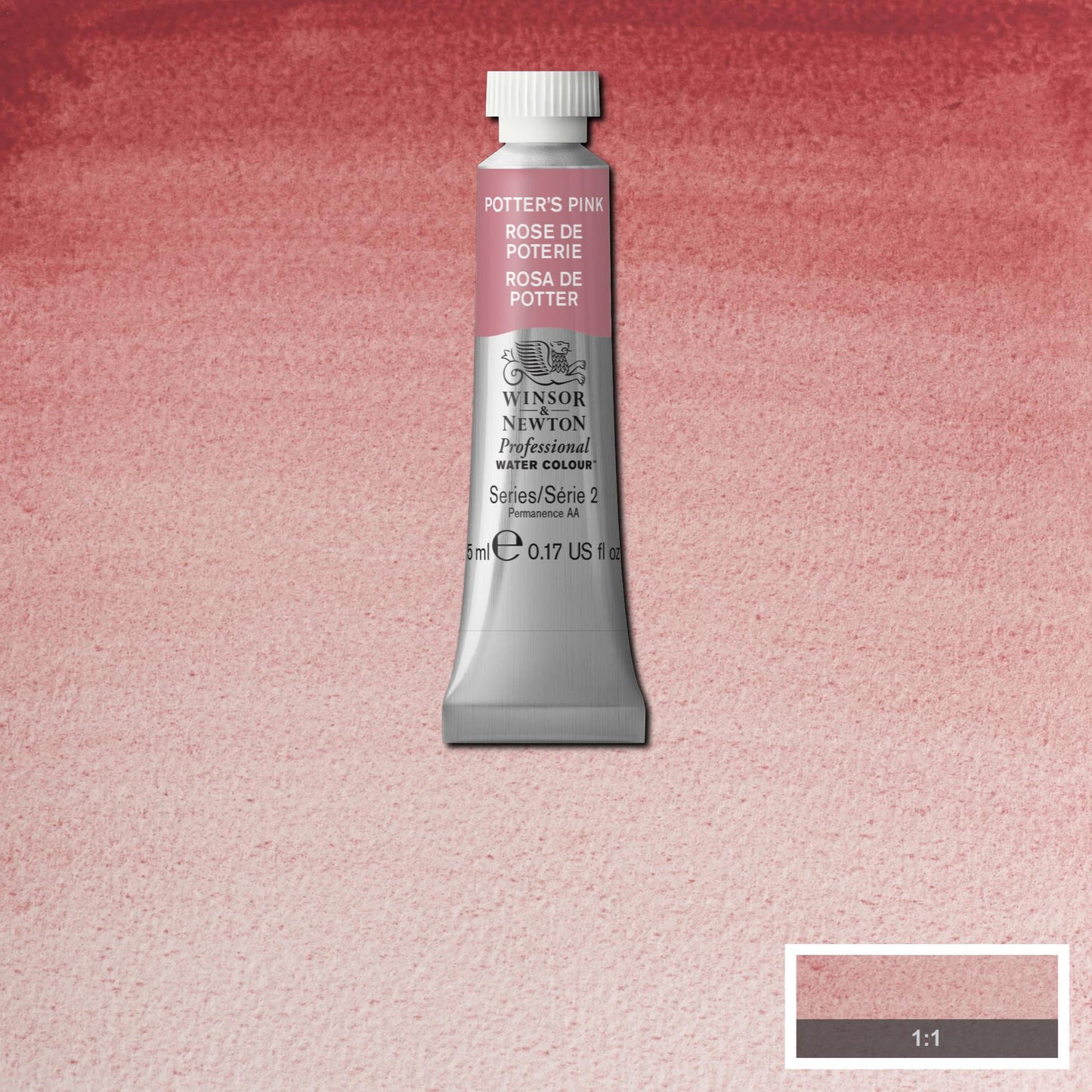 AQUARELA WINSOR NEWTON ARTISTS 5ml 537 POTTER'S PINK S2